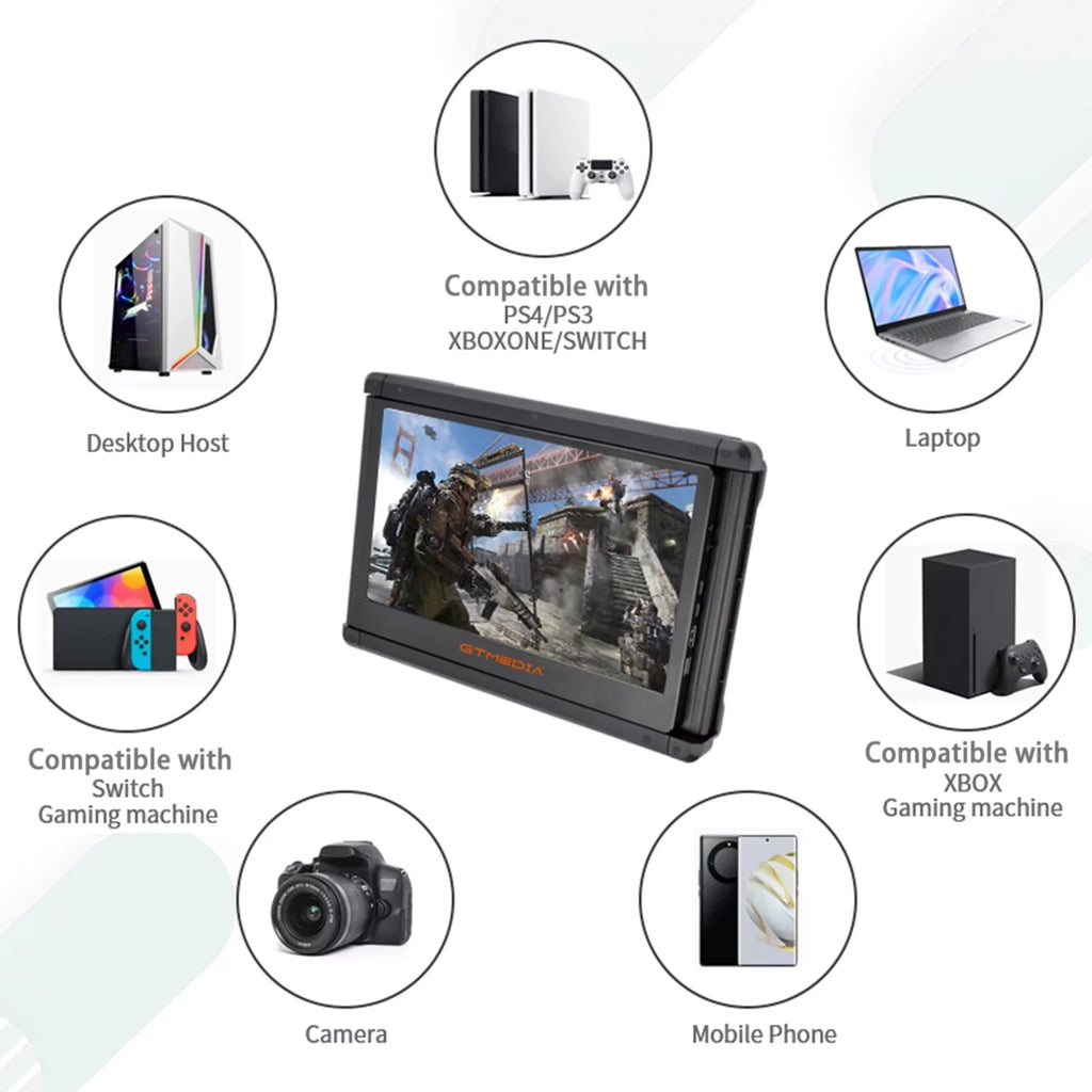 GTMEDIA Mate X 11.6-inch Portable Dual Screen Monitor for Laptop - Immersive Viewing Experience, Perfect for Multimedia and Presentations