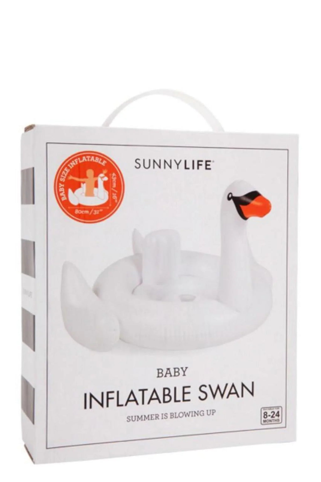 SUNNYLIFE Baby Inflatable Swan White