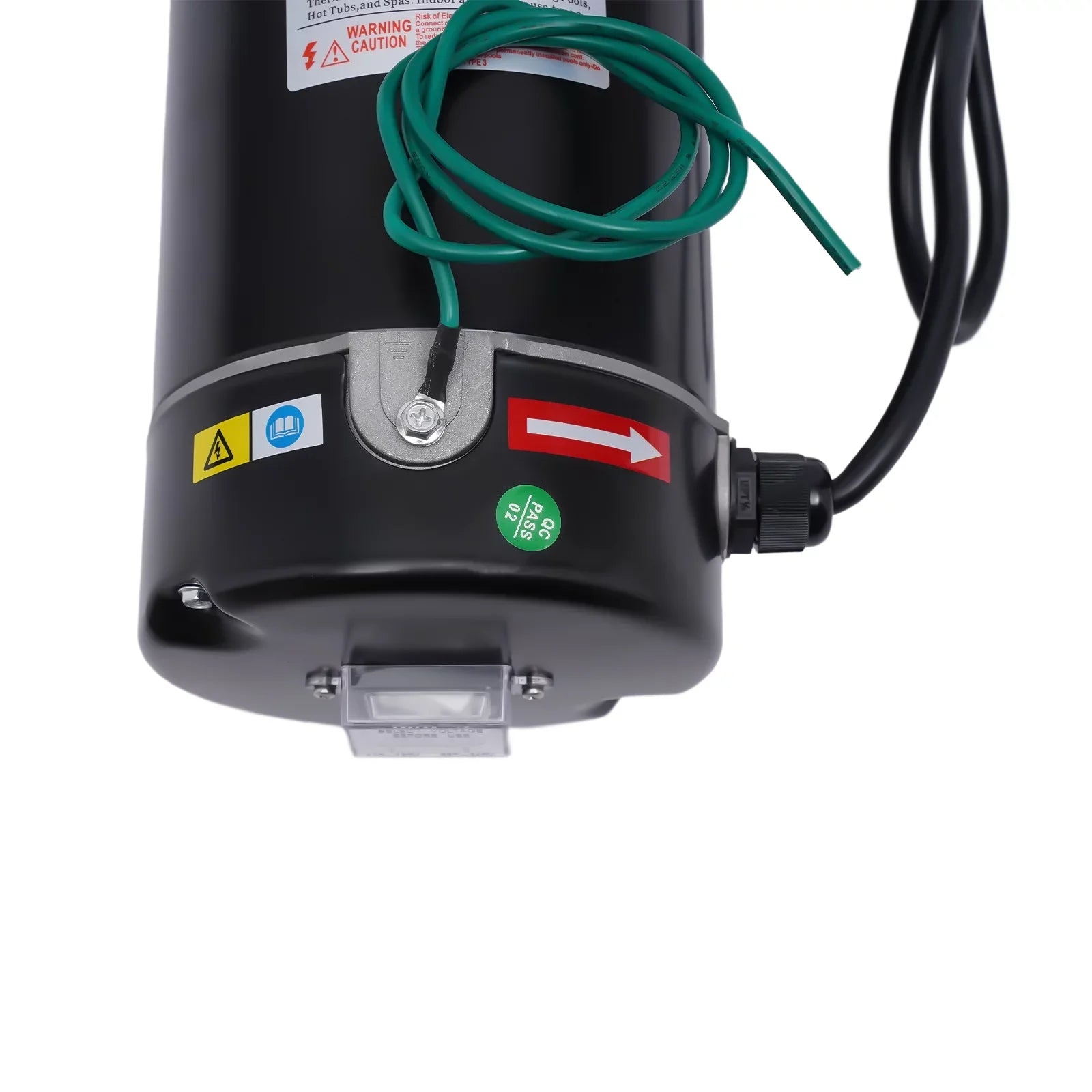 Miumaeov 2HP 6815GPH In-Ground Pool Pump, Dual Voltage Inground/ Above Ground Swimming Pool Pump with Strainer Basket and Connectors