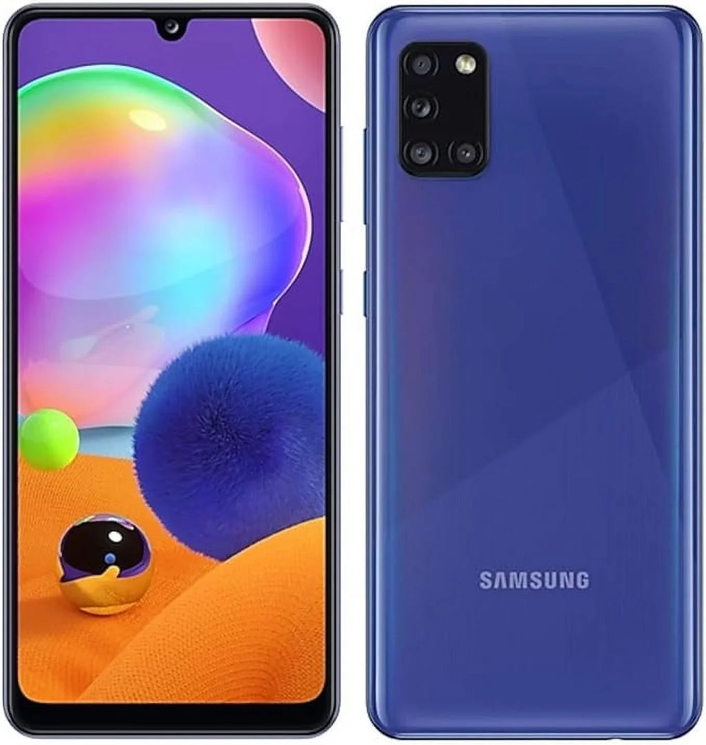 Open Box SAMSUNG GALAXY A31 DUAL 128GB UNLOCKED SM-A315G - PRISM CRUSH BLUE