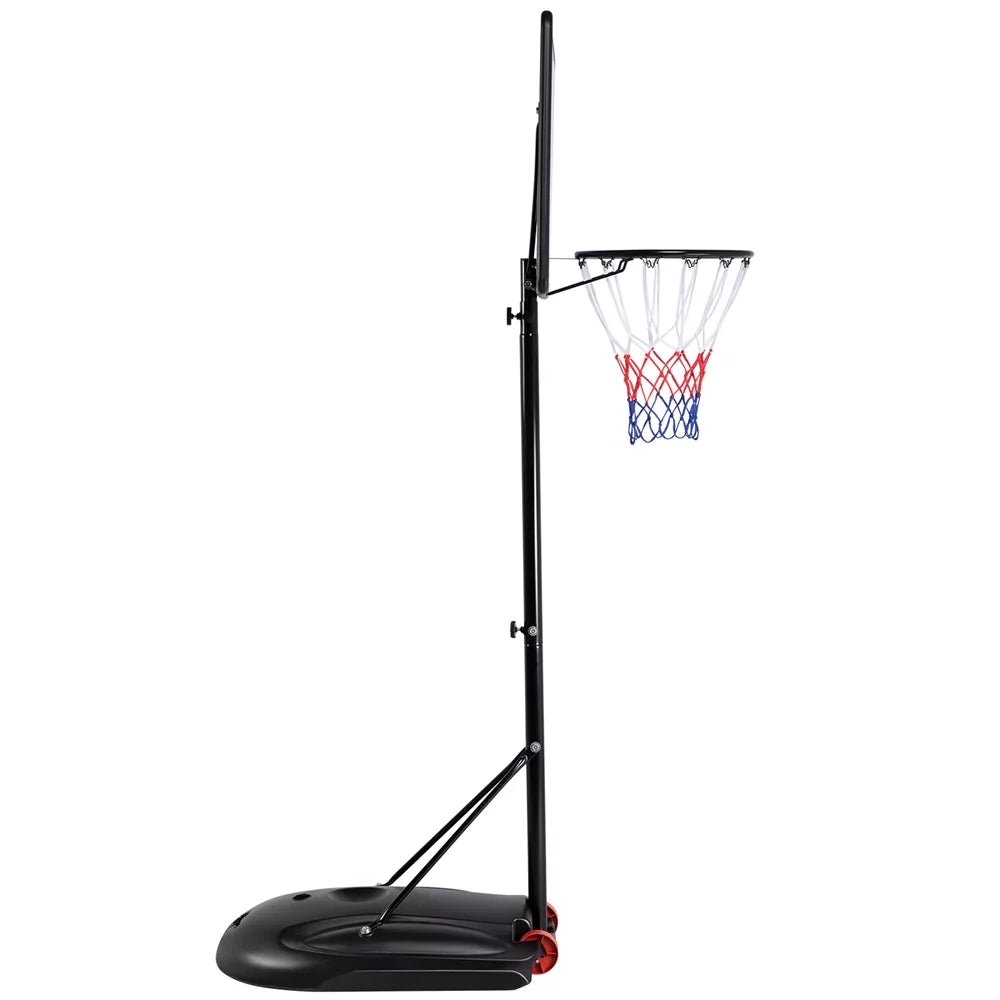 Renwick Portable Junior Basketball System Up to 8.2 Ft. for Kids, Junior and Youth for Indoor and Outdoor with Wheels