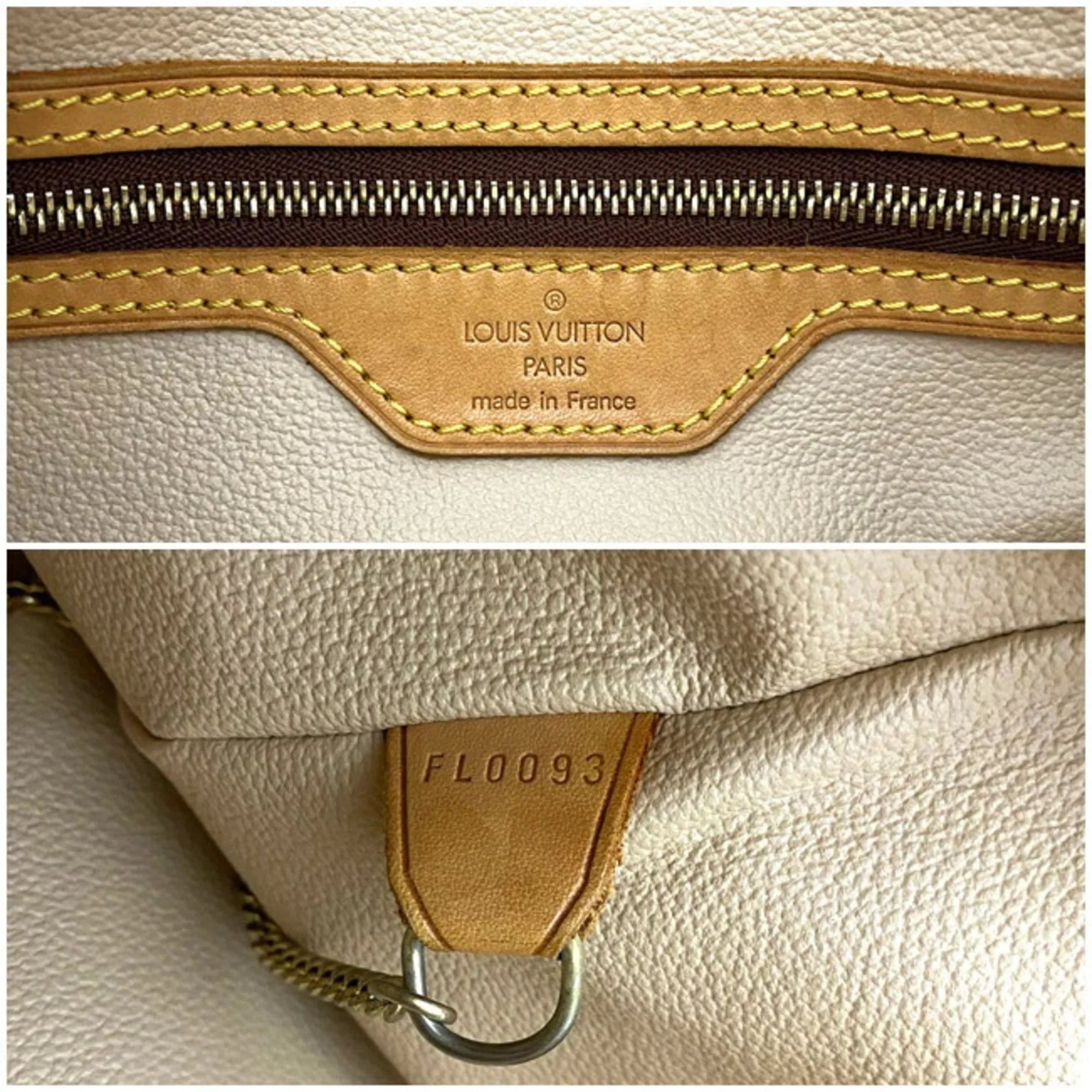 Pre-Owned Louis Vuitton Bucket GM Brown Beige Monogram M42236 Canvas Nume Leather FL0093 LOUIS VUITTON Bag Tote Handbag Women's (Good)