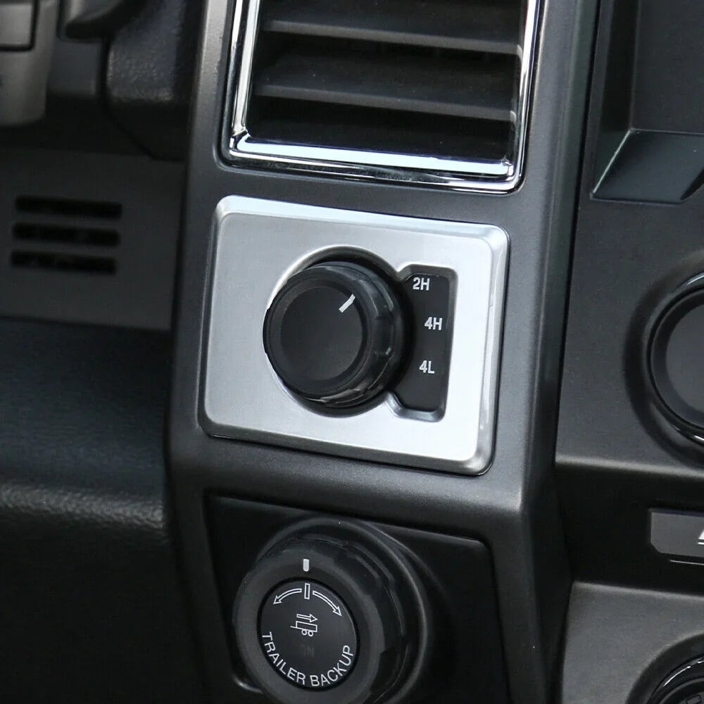 Teledu Silver Center Console Control Panel Trim Frame Accessories F150