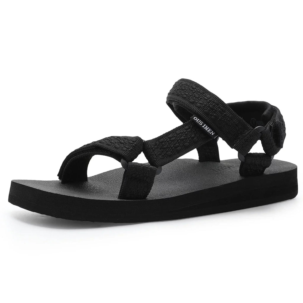 OUSIMEN Women's Sandals Casual Summer Quick-Drying Sandals with Arch Support Outdoor Hiking Sandals Light-Weight Shoes