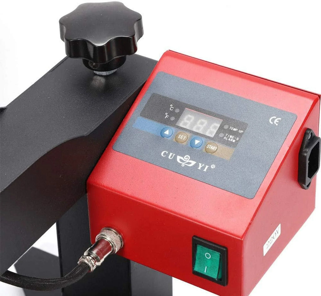 Miumaeov 6 in 1 Pen Heat Press Machine, Pen Heat Press Transfer Machine, Digital 3D Sublimation Heat Press Machine Logo Transfer Printing Machine for DIY Pen Printing 110V 350W