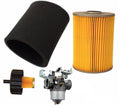 YAMAHA G2 G9 G11 4 CYCLE 85-94 GAS GOLF CART TUNE UP KIT W AIR FILTER CARBURETOR