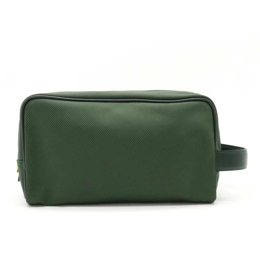 Pre-Owned LOUIS VUITTON Taiga Parana Second Bag Handbag Canvas Leather Epicea Dark Green M30754 (Good)