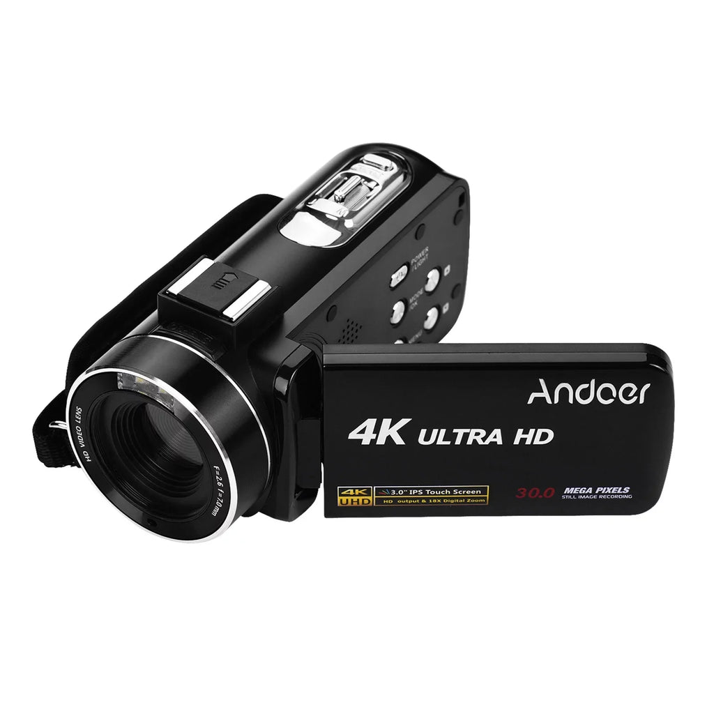 Andoer-2 Video Camera,Inch IPS Monitor IPS Monitor Burst 3.0 Inch IPS Monitor Burst Function DV Professional Video 4K Handheld Camera 3.0 Inch Video Camera AINN
