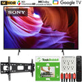 Sony KD50X85K 50" X85K 4K HDR LED TV with smart Google TV (2022 Model) Bundle with TaskRabbit Installation Services + Deco Gear Wall Mount + HDMI Cables + Surge Adapter