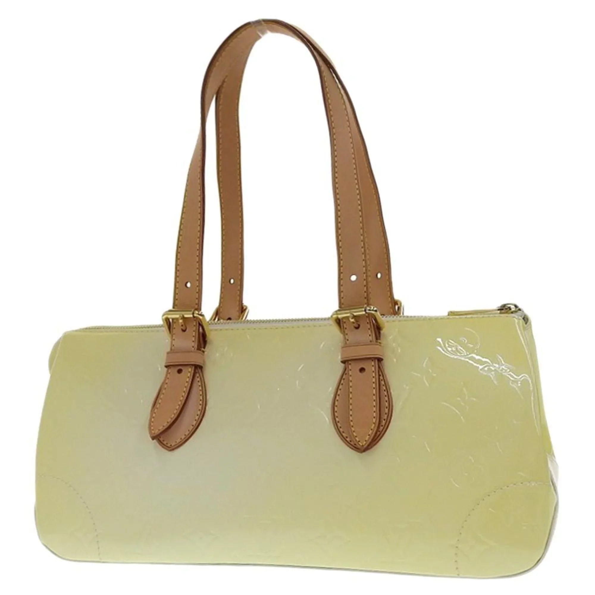 Pre-Owned Louis Vuitton LOUIS VUITTON Vernis Rosewood Avenue Shoulder Bag Perle M93508 (Good)