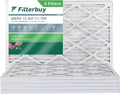 Filterbuy 10x25x1 MERV 13 Pleated HVAC AC Furnace Air Filters (6-Pack)