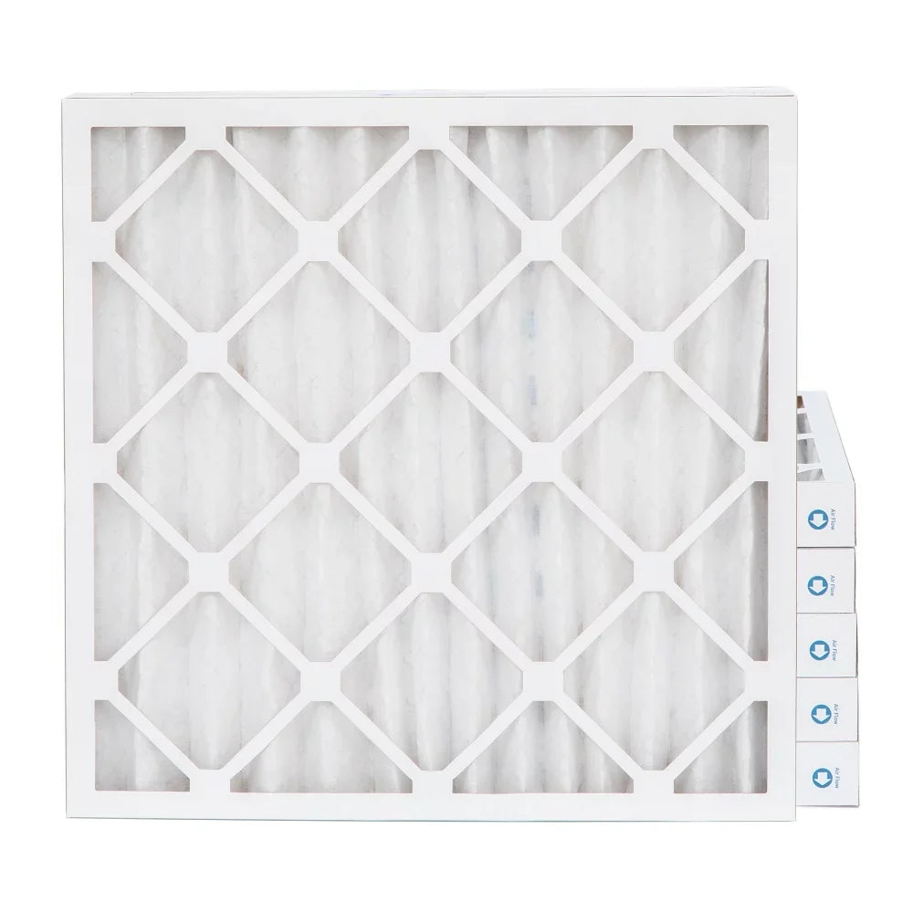 Pamlico Air 24x24x2 MERV 8 Pleated AC Furnace Air Filters. Quantity 6. (Actual Size: 23.38 x 23.38 x 1.75 Inches)