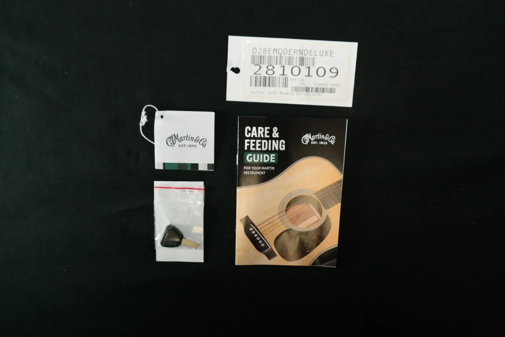 Martin Guitar D-28E Modern Deluxe Acoustic-Electric Guitar with Hardshell Gig Case, Sitka Spruce and East Indian Rosewood Construction, D-14 Fret and Vintage Deluxe Neck Shape 109