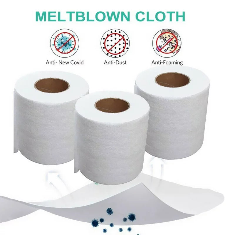 Meltblown Nonwoven DIY Fabric Mouth Face Craft Filter Interlining Cloth 5/10/20M/30M/50M/100M