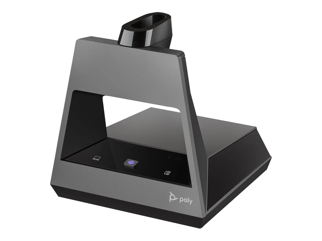 Poly Voyager 5200 USB-A Office Headset TAA - Siri, Google Assistant - Mono - USB Type A, RJ-11 - Wired/Wireless - Bluetooth - 250 ft - 32 Ohm - 100 Hz - 20 kHz - Over-the-ear - Monaural - In-ear - ...