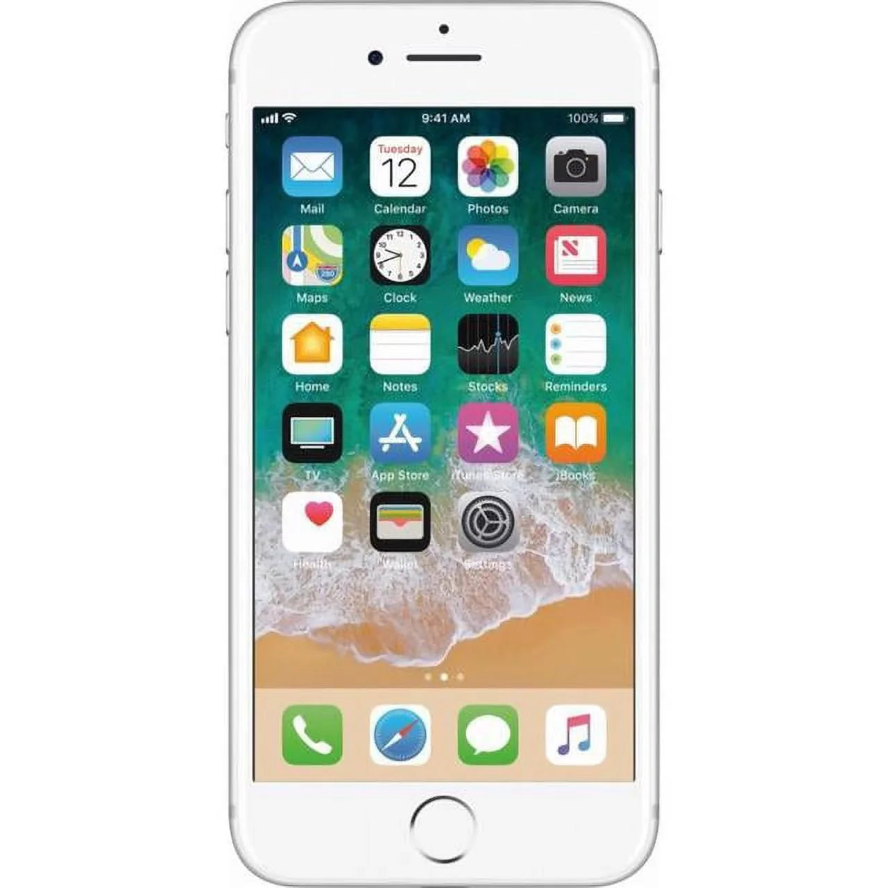 Restored Apple iPhone 7 A1660 (Fully Unlocked) 32GB Silver (Grade A+) w/ Gift Box (Refurbished)