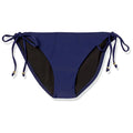 Shoshanna Women’s Bahamas Beading Clean String Bikini Bottom, Navy, Size -P