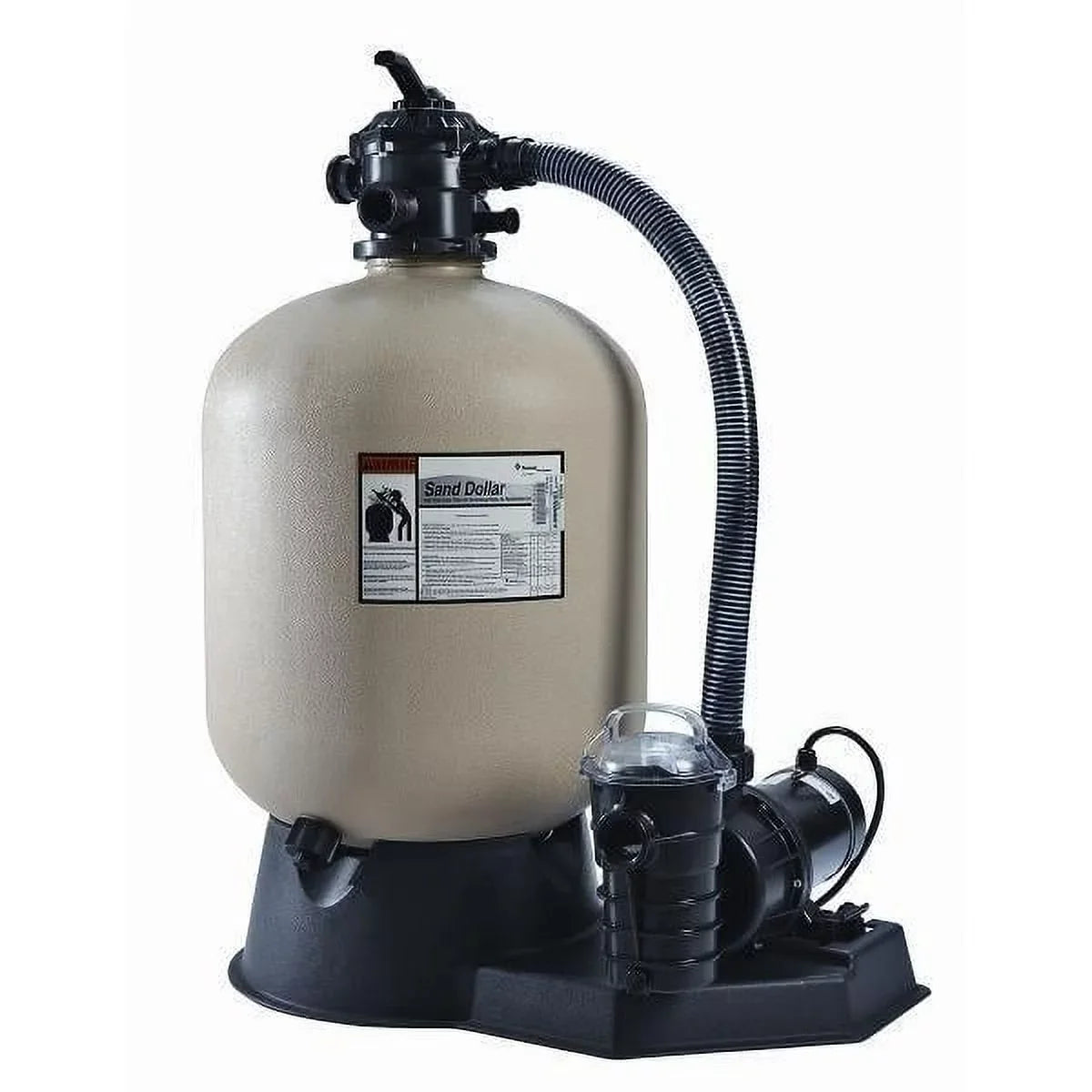 Pentair EC-PNSD0060OE1160 Sand Dollar SD60 Above Ground Pool Sand Filter System with 1 HP Pool Pump - Limited Warranty ECPNSD060OE1160