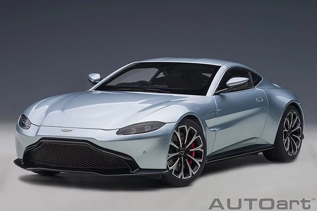 2019 Aston Martin Vantage in Silver in 1:18 Scale by AUTOart