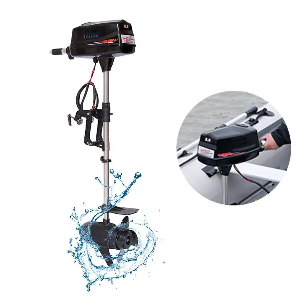 48V Electric Fishing Craft Engine 2200W Brushless Outboard Trolling Motor CE