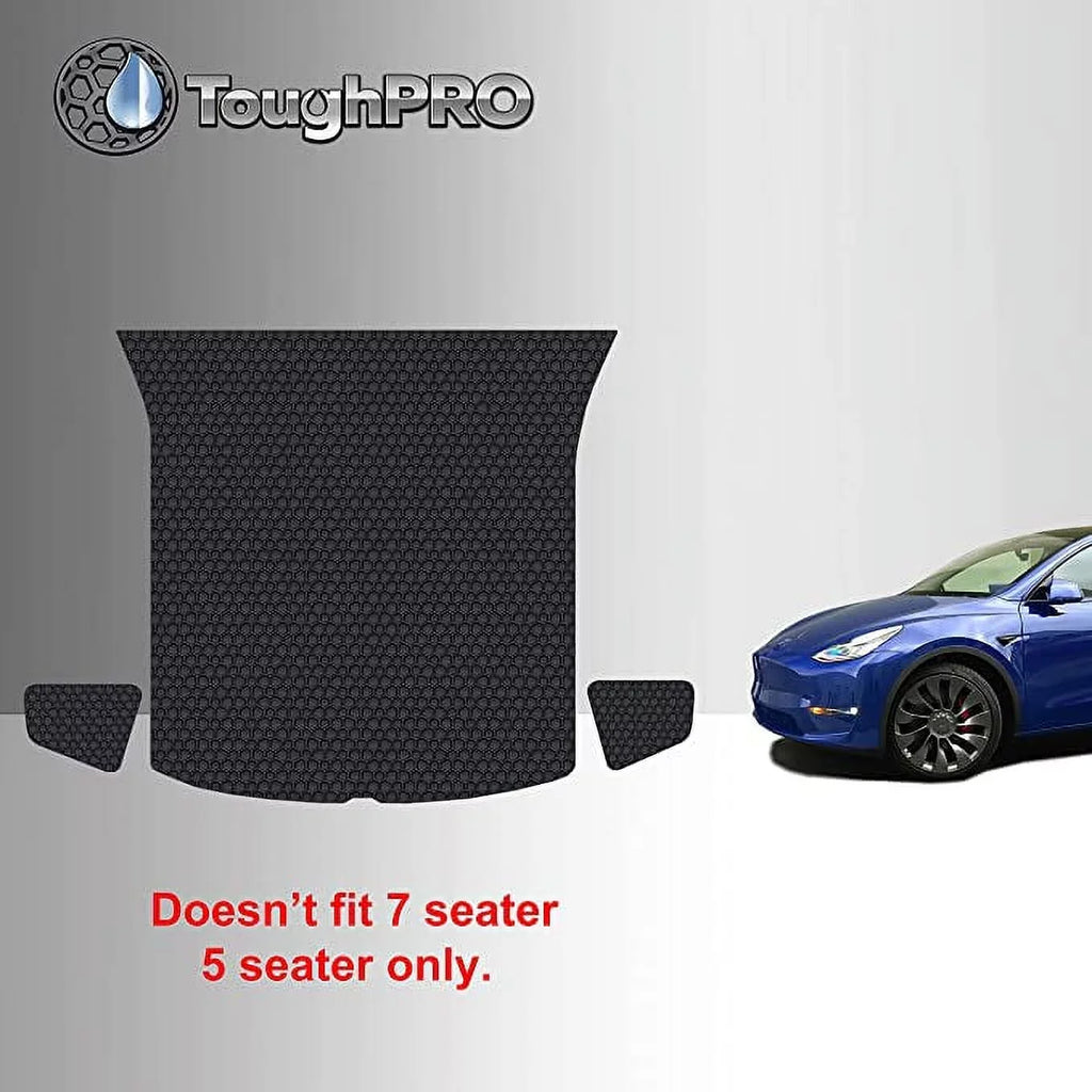 TOUGHPRO Cargo/Trunk Accessories with Wings Matching with Tesla Model Y 5 Seater All Climate Heavy Duty Custom Fit 2022