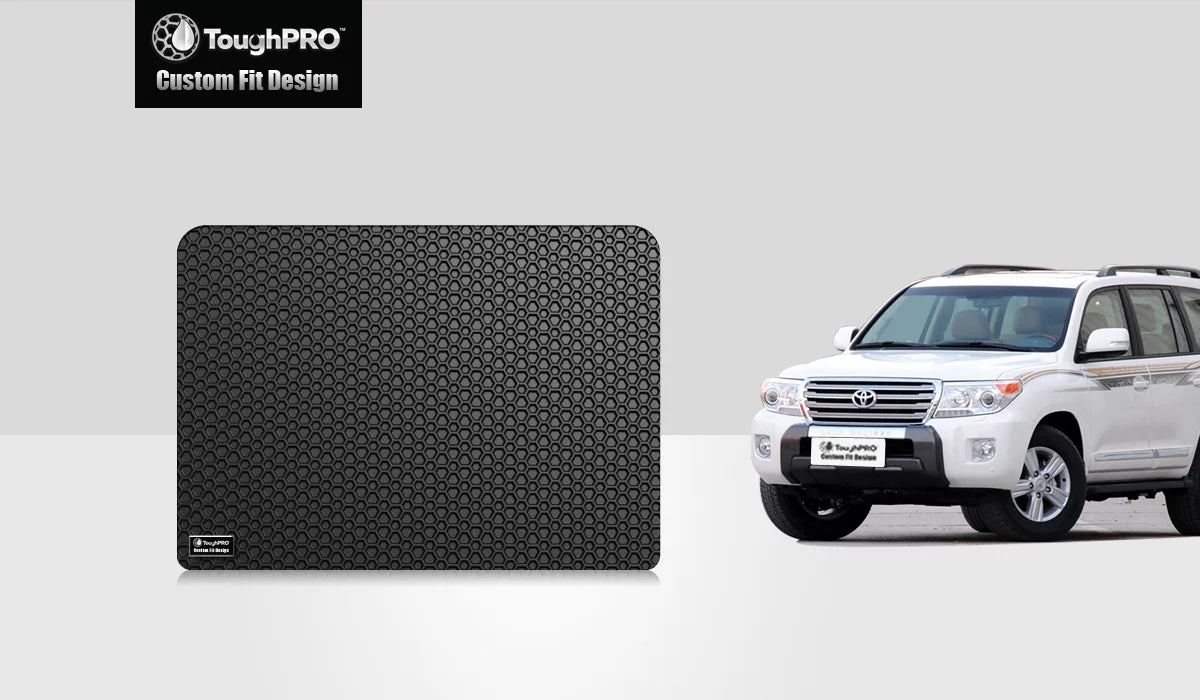 ToughPRO - Cargo Mat Suitable with TOYOTA FJ Cruiser - All Climate Heavy Duty (Made in USA) - Black Rubber - 2013