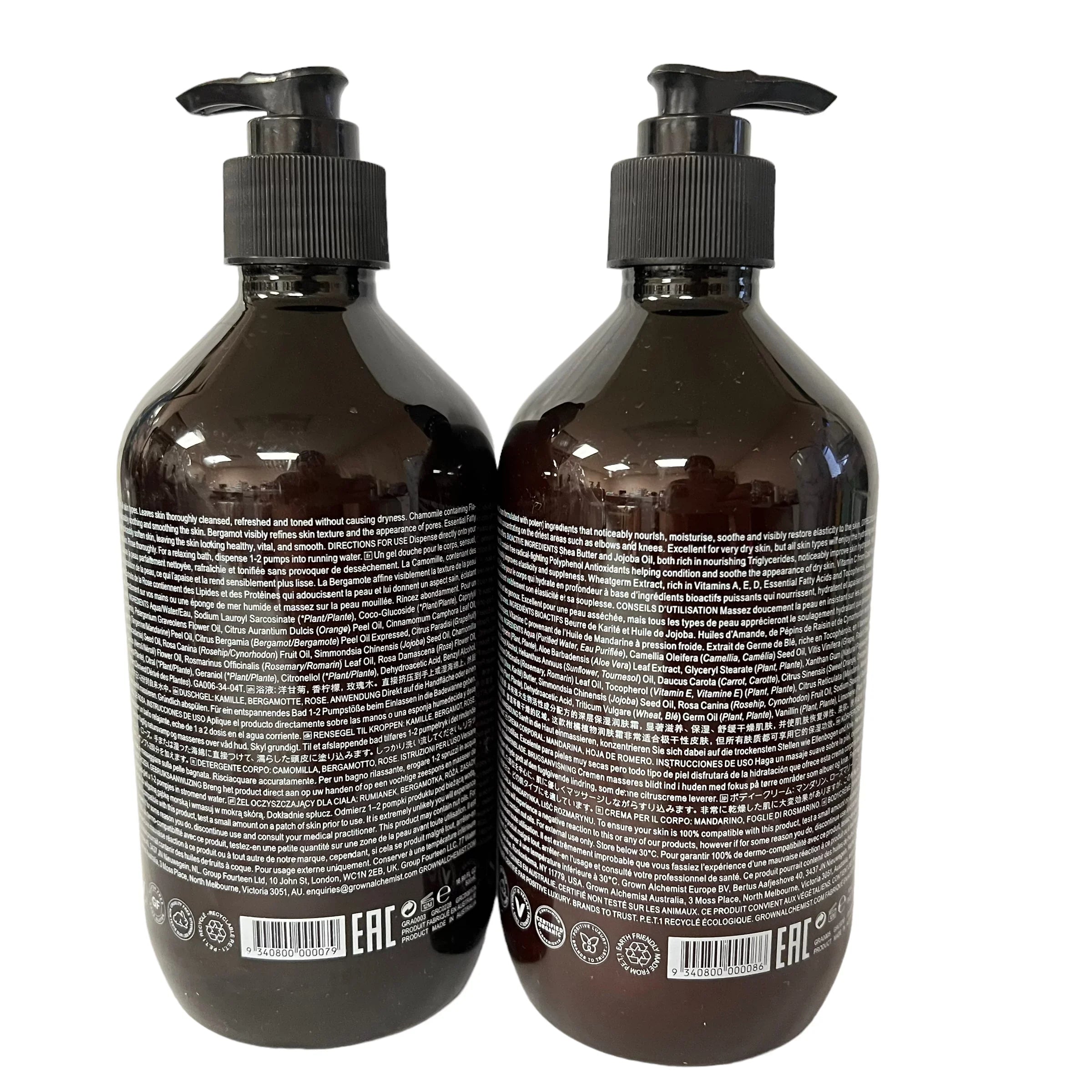 Grown Alchemist Body Cleanser & Body Cream Bundle 500ml / 16.9oz
