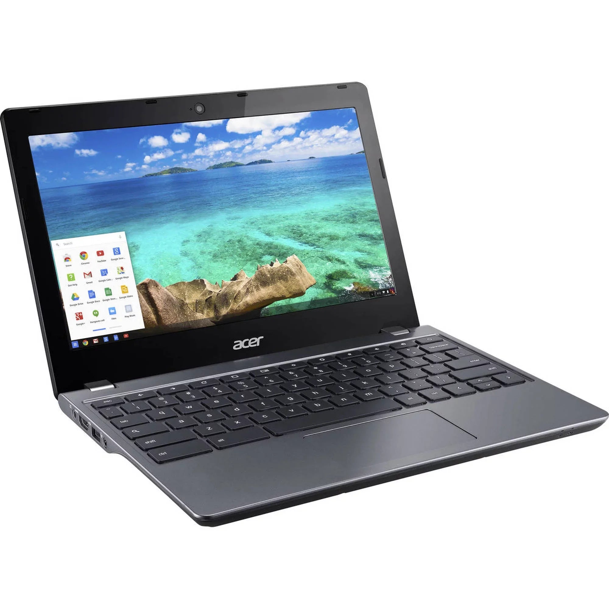 Restored Acer Chromebook C740-C3P1 Tablet Computer, 1.50 GHz Celeron, 2GB DDR3 RAM, 16GB SSD Hard Drive, Chrome, 11" Screen (Refurbished)