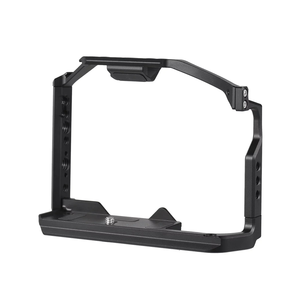 Dcenta Camera Cage Fitting with Panasonic GH6 Aluminum Alloy Construction with Cold Shoe Mount and Extensive Threaded Holes