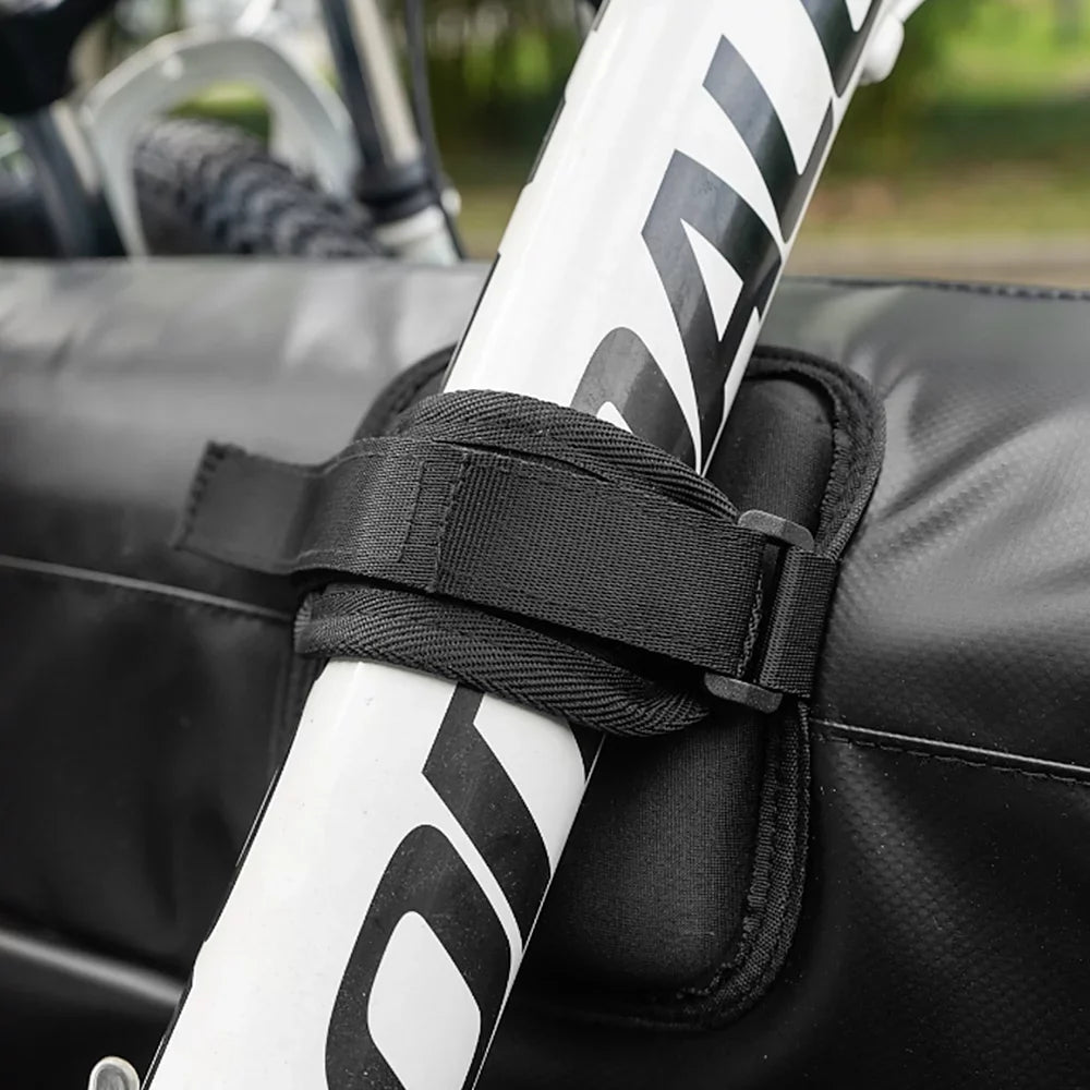 XXF Bike Tailgate Pad Pickup Truck Tailgate Protection Pad with Fixing Strap Securely Carry Your Bikes Perfect for Off Roading and Adventures