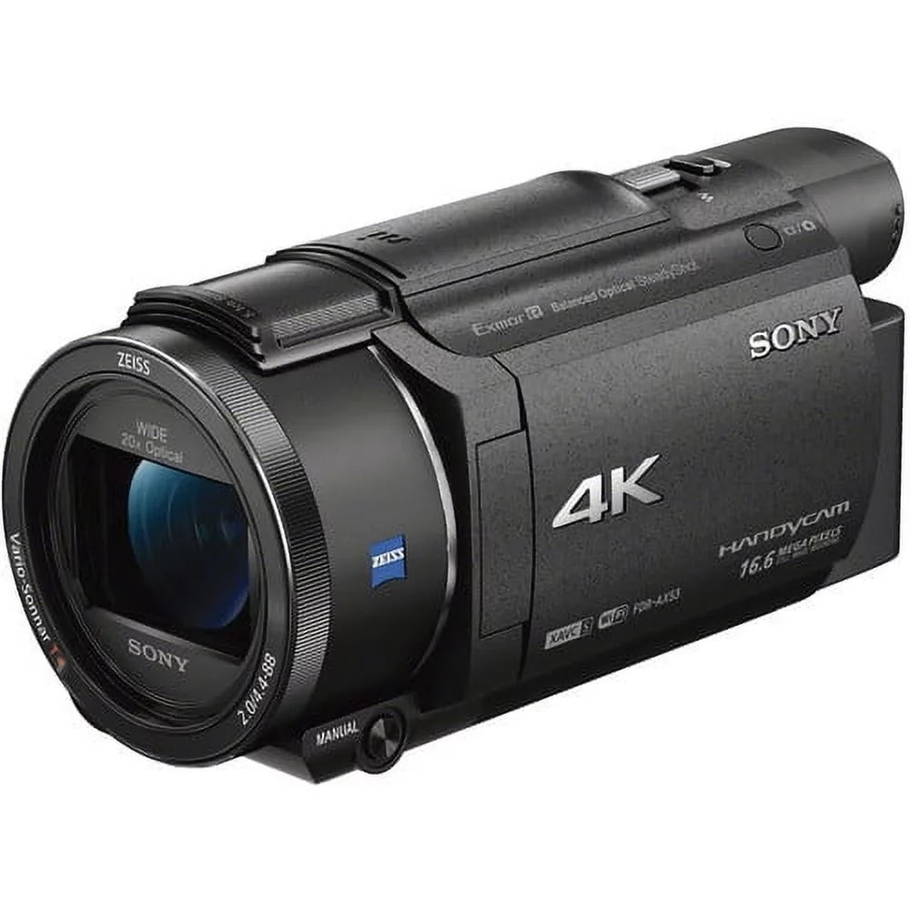 Sony FDR-AX53 4K Ultra HD Handycam Camcorder. - Professional Bundle