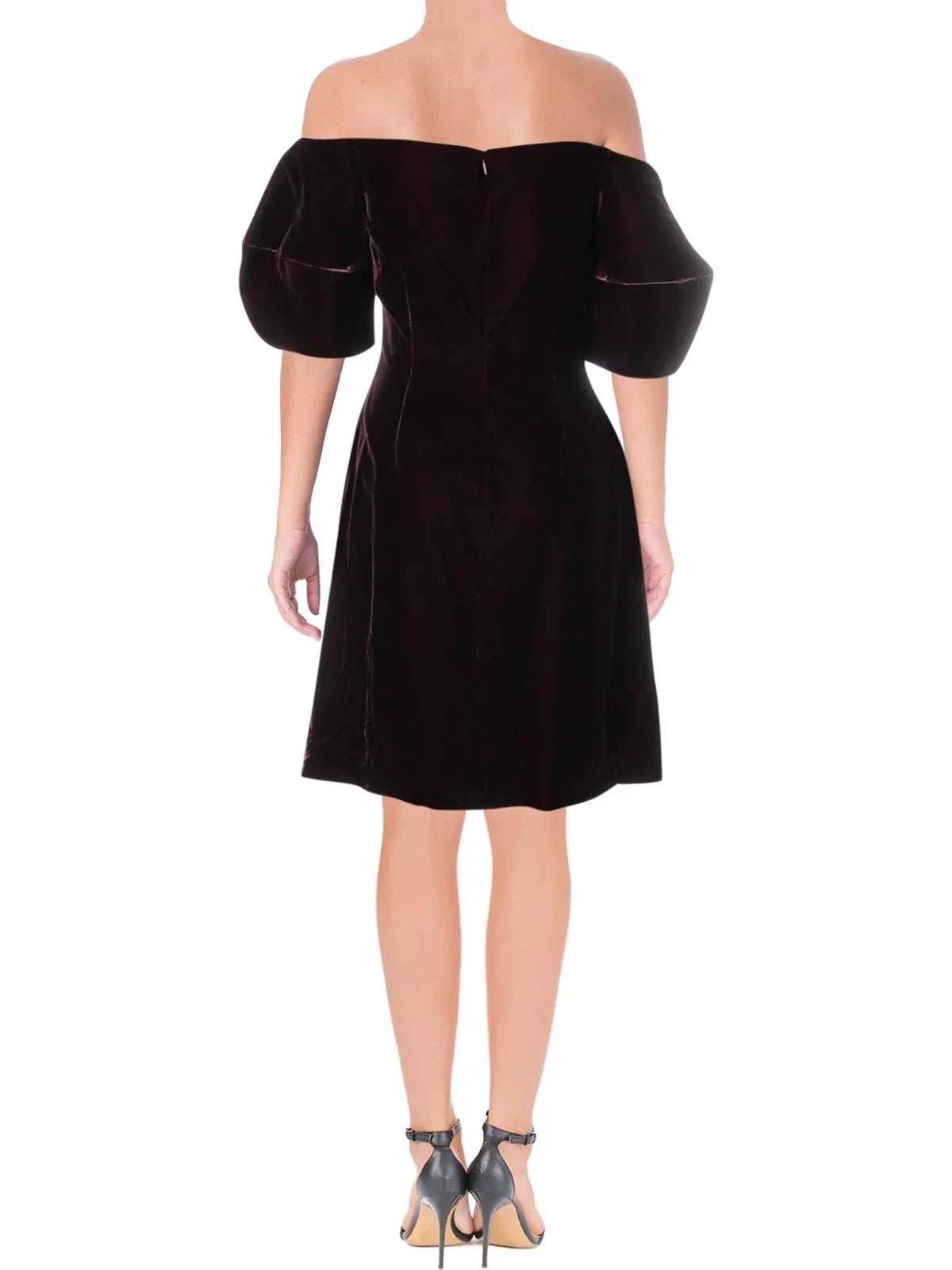 JILL Jill Stuart Womens Off-The-Shoulder Vevlet Party Dress