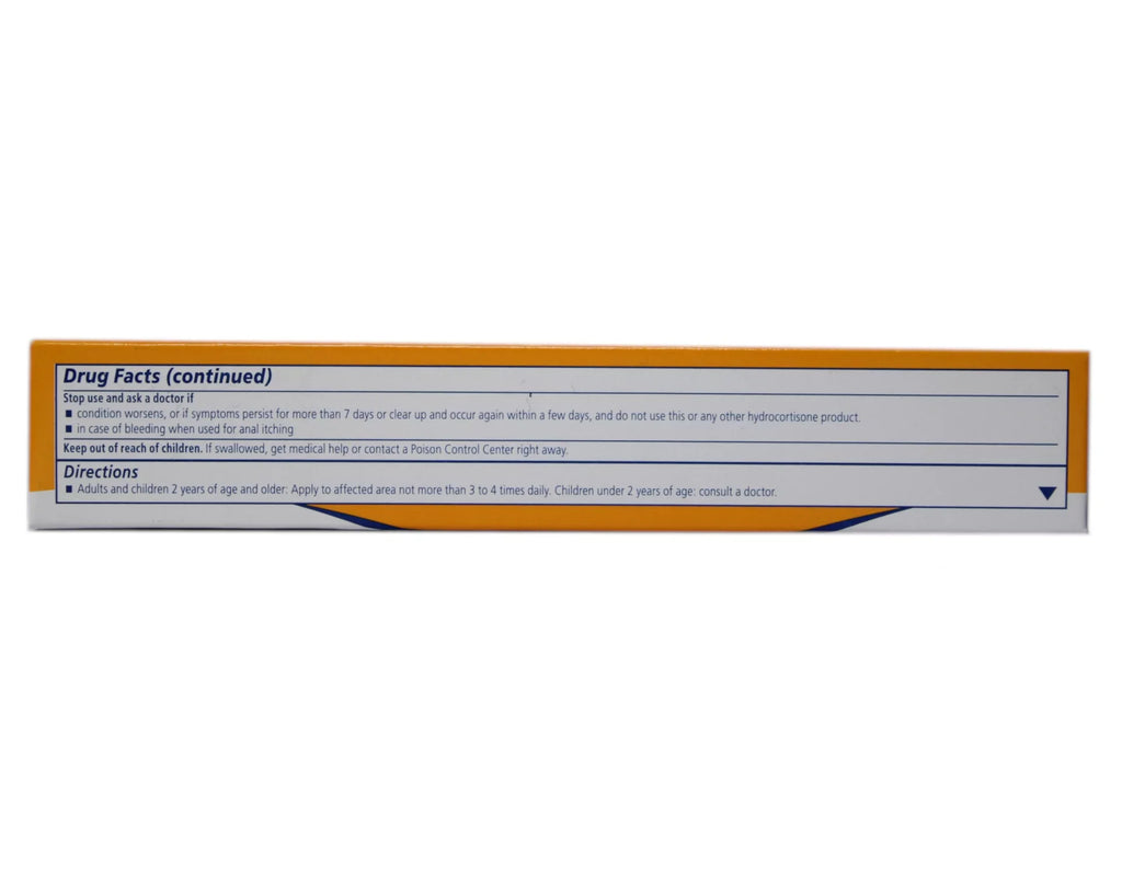 Itch Relief 1% Strength Cream - Item Number 1139-CS - 1 oz. tube - 72 Each / Case