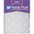 Nordic Pure 16x22x1ExactCustomM8-12 Exact MERV 8 AC Furnace Filters, 16 x 22 x 1 in. - Pack of 12