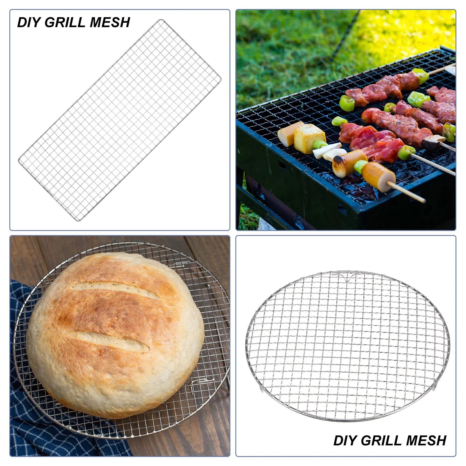 304 Stainless Steel Woven Wire Mesh Screen, Air Vent Mesh for Window Screen Screen Door Replacement