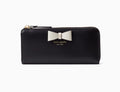 Kate Spade Baldwin Street Nisha Wallet WLRU3285 BLACK / CEMENT