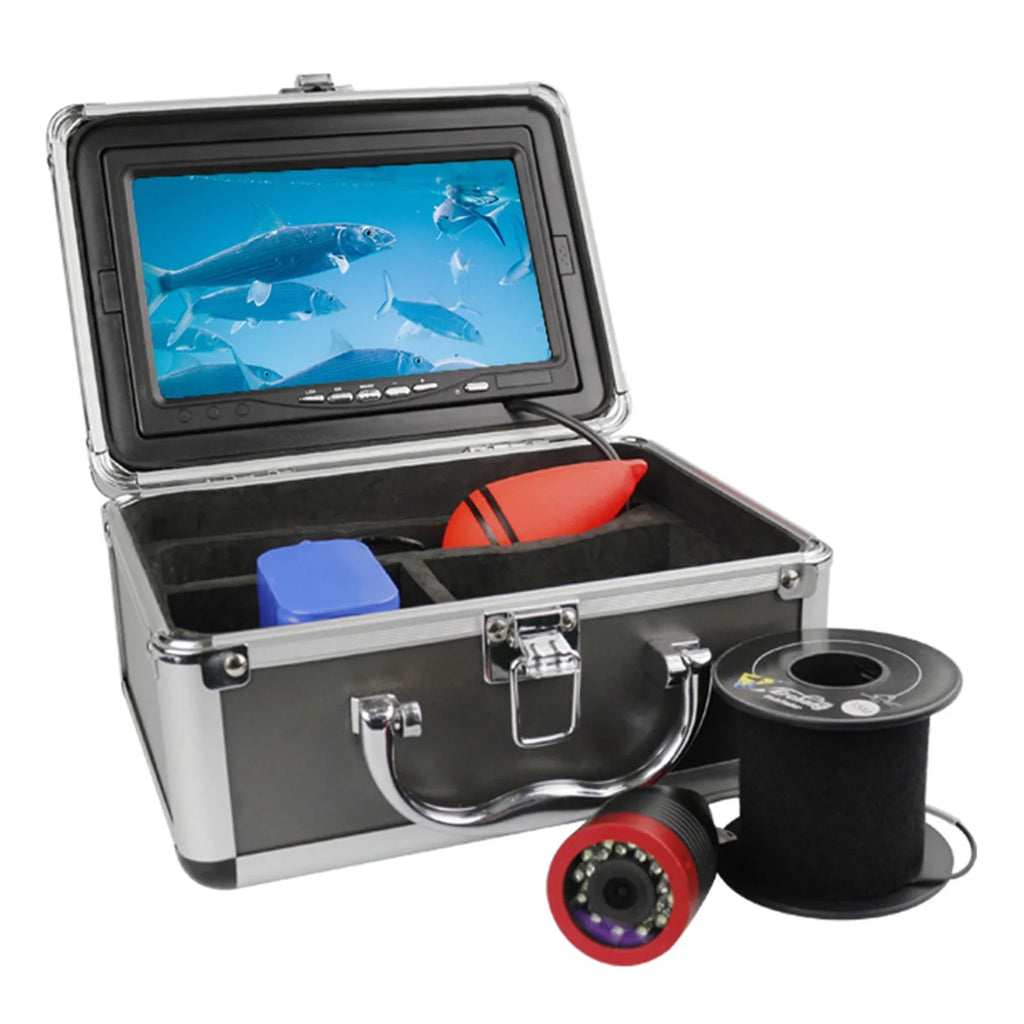Erchang Underwater Fishing Camera Portable Fish Finder for Ship Kayak Lake Sea Fishing, 7 Inch Screen