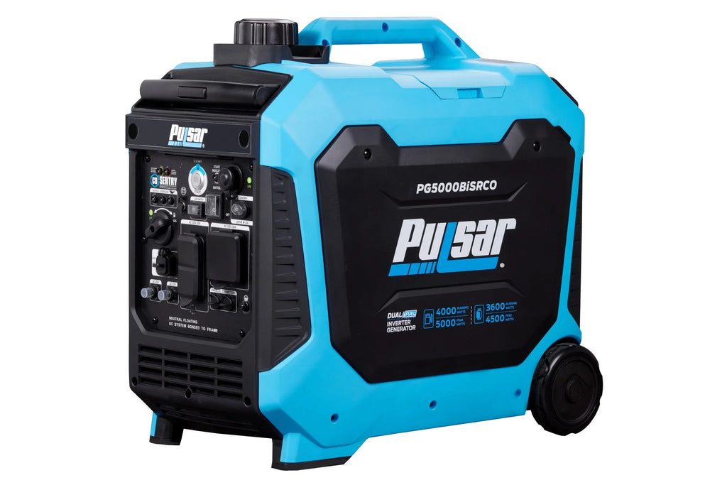 Pulsar 5000-Watt Dual Fuel RV Ready Inverter Generator with Remote Start and CO Sentry