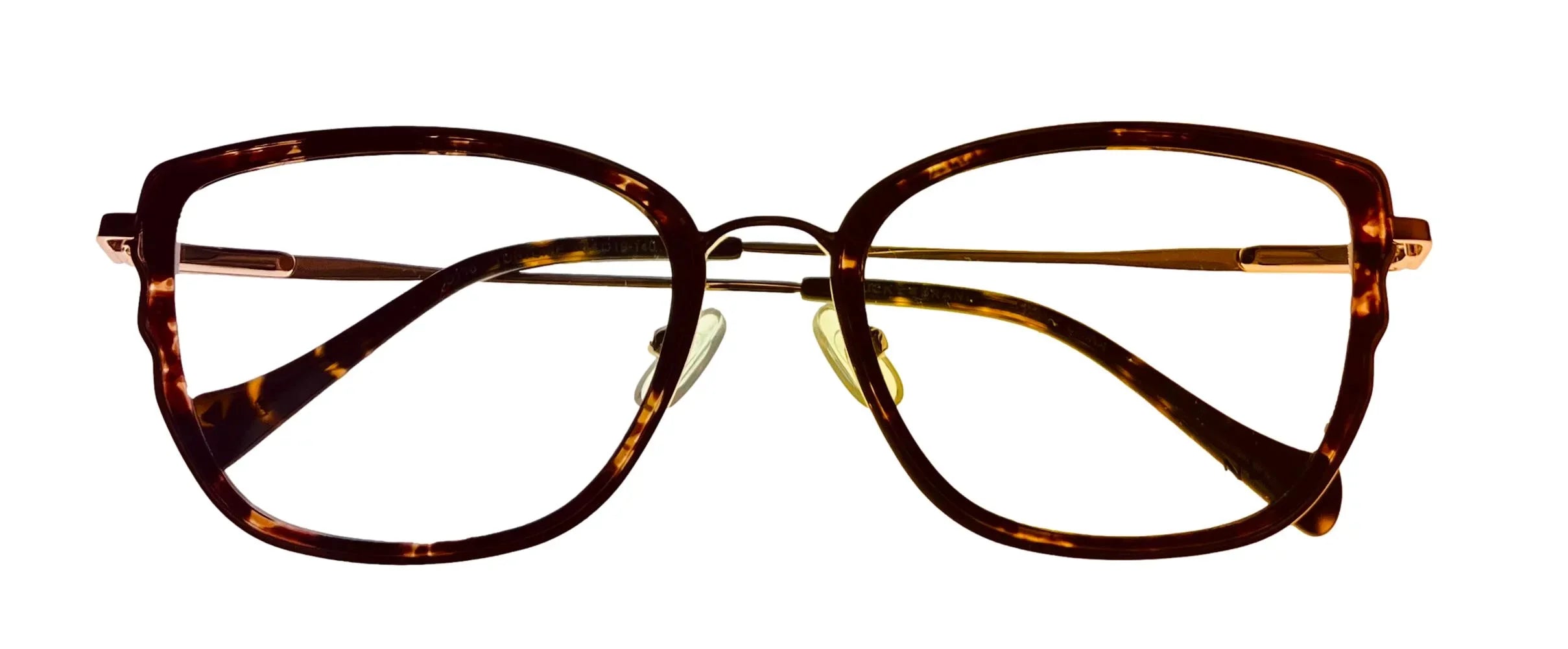 Lucky Brand Women's Eyeglass Tortoise Gold Butterly Metal D116. 54mm