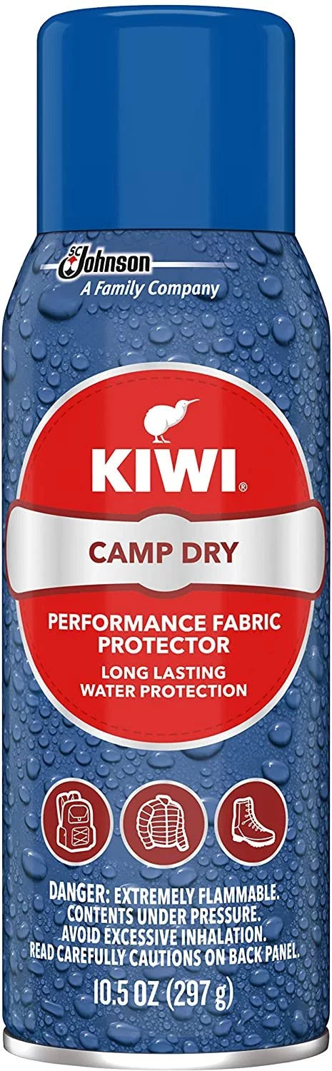 Kiwi Camp Dry Water Repellent Performance Fabric Protector, 10.5 oz 3 Pack