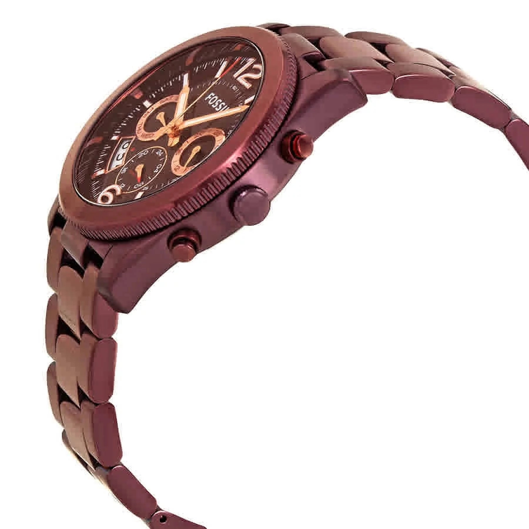 Fossil Women's Perfect Boyfriend ES4110 Brown Stainless-Steel Analog Quartz Dress Watch