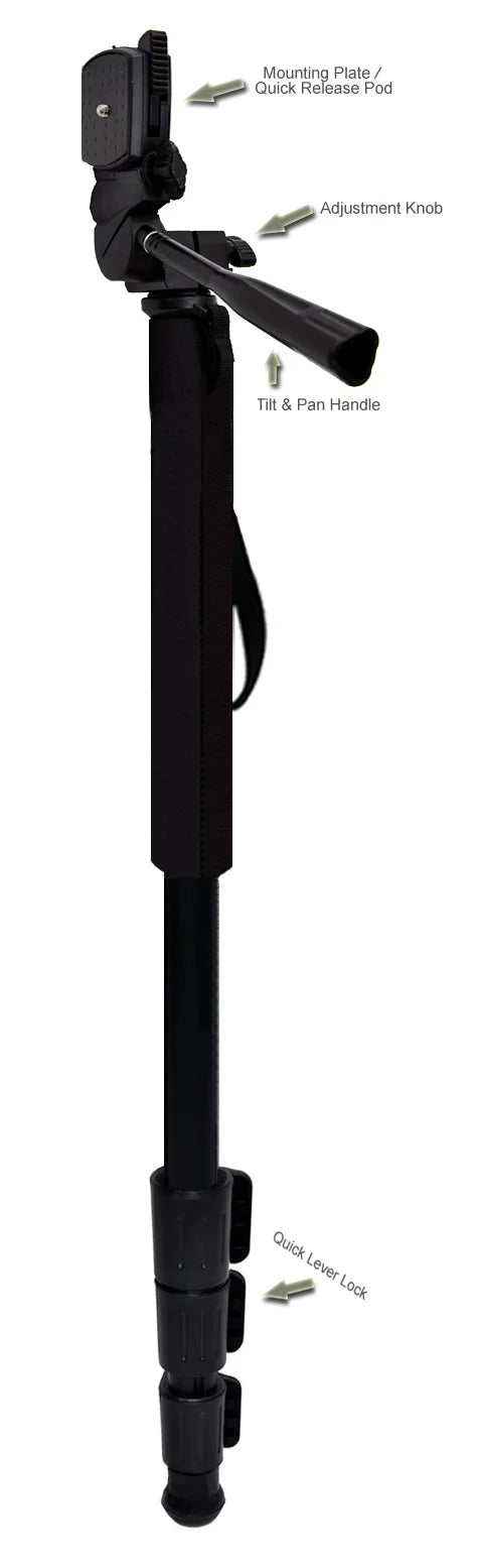 Professional Black 72" Monopod / Unipod (Quick Release) For Sony Cyber-shot DSC-RX100 II