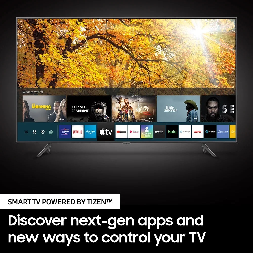 SAMSUNG 43" Class 4K Crystal UHD (2160P) LED Smart TV with HDR UN43TU8000 2020
