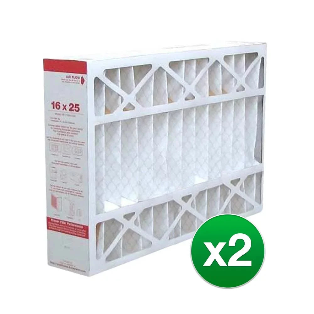 REP Pleated Air Filter For Honeywell FC100A1029 AC 16x25x4 MERV 11 (2 Pack)