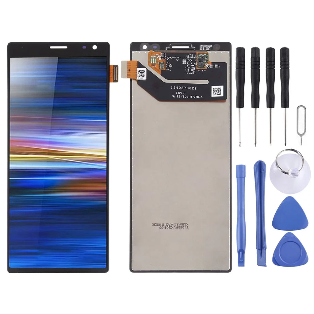 Cellphone Repair Parts OEM LCD Screen for Sony Xperia 10 Plus with Digitizer Full Assembly(Black)