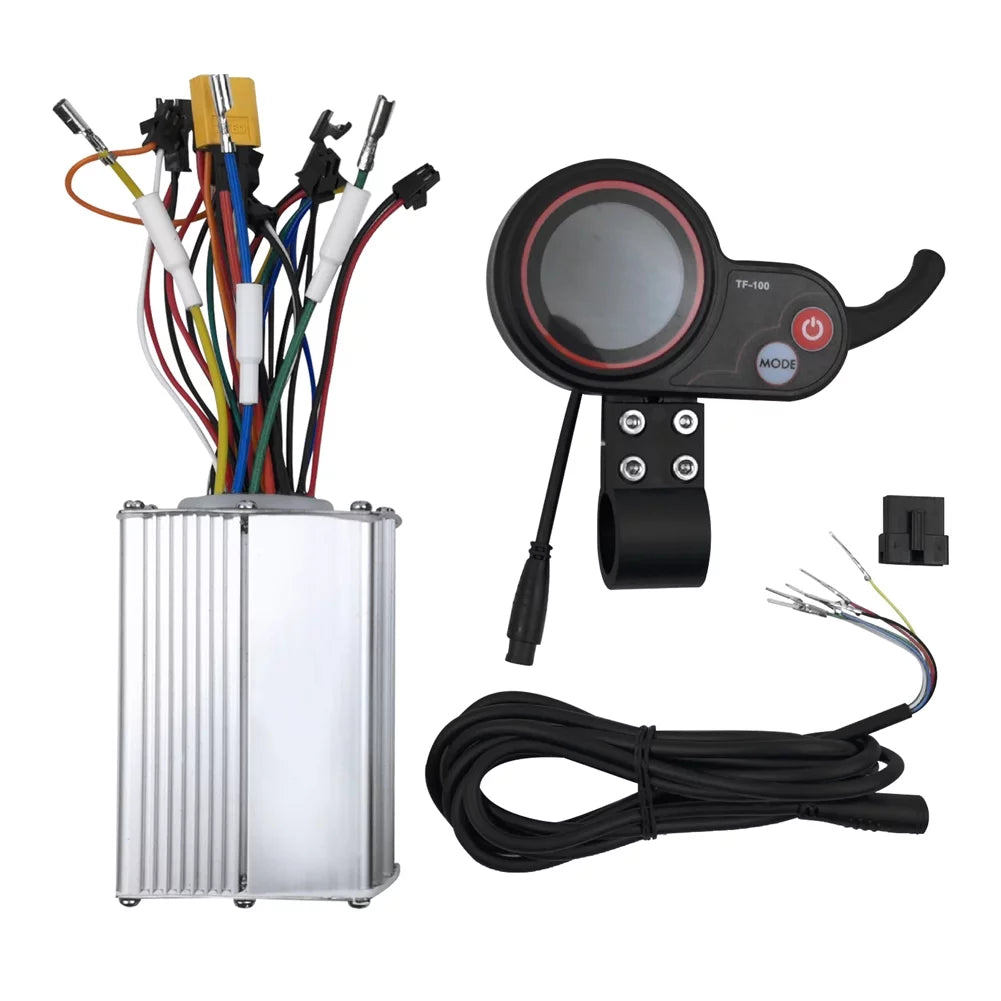 OWSOO Motor Controller,Aluminum Alloy Motor Waterproof LCD Display Panel Scooter Aluminum Alloy BUZHI HUIOP