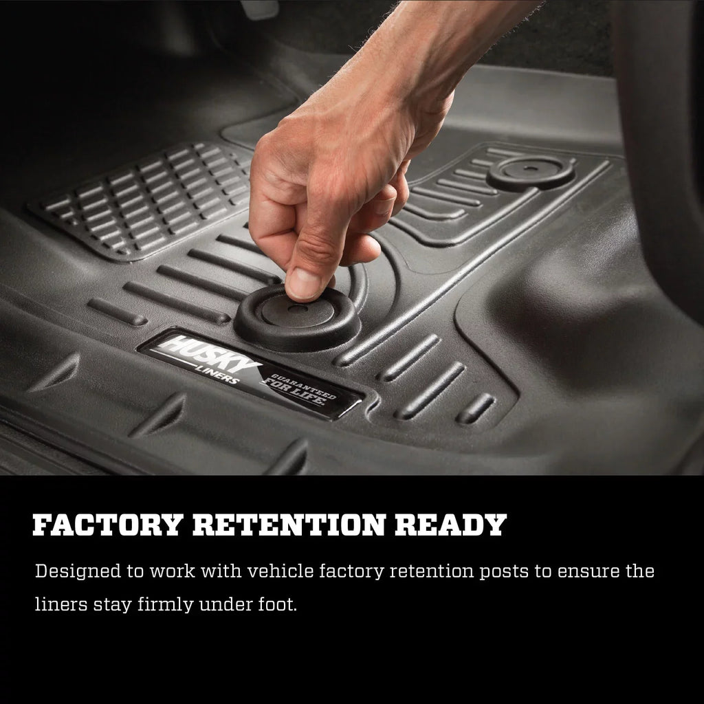 Husky by RealTruck Suitable with 2014-2018 Subaru Forester Condition Front & 2nd Seat Floor Mats
