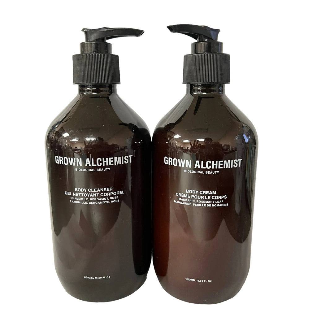 Grown Alchemist Body Cleanser & Body Cream Bundle 500ml / 16.9oz