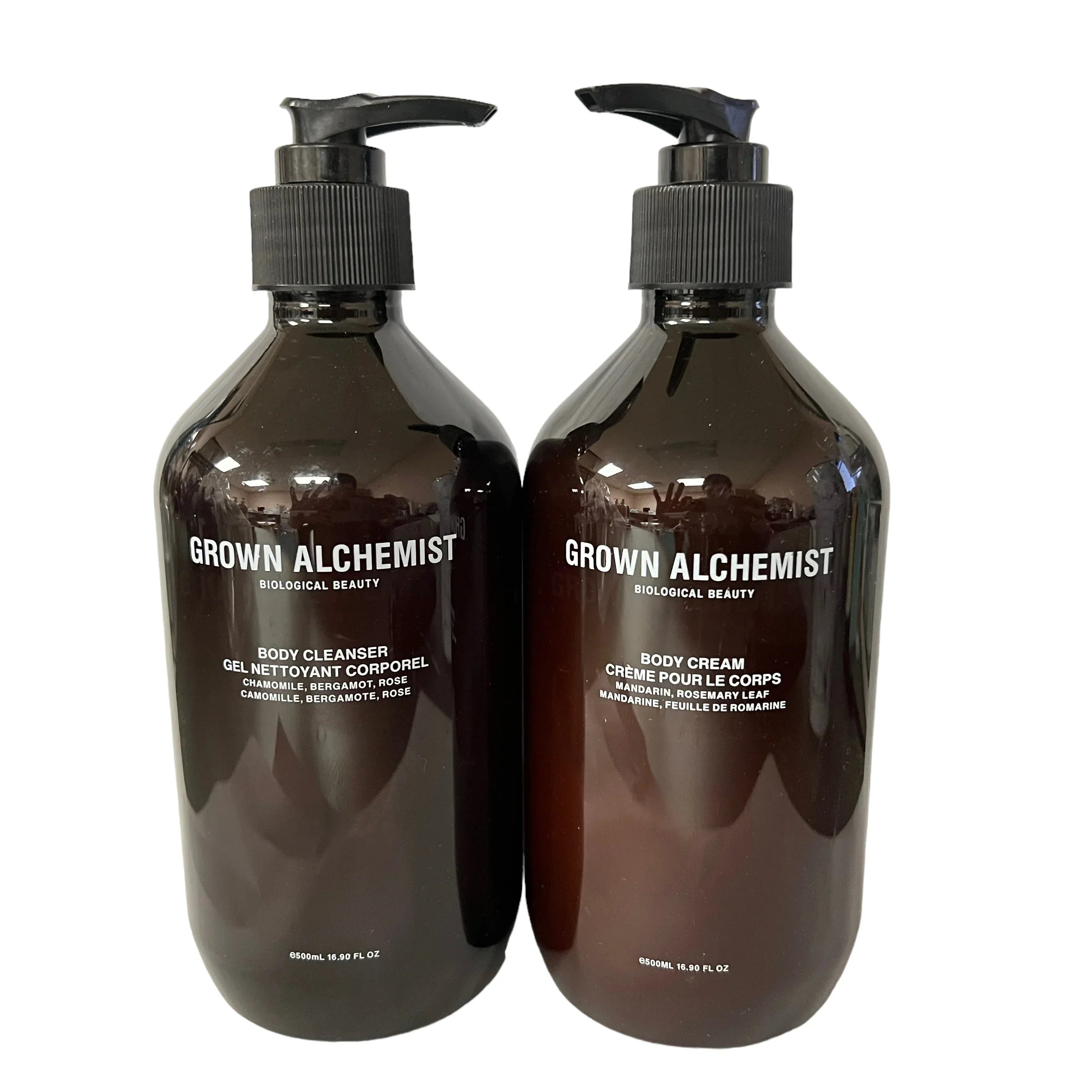 Grown Alchemist Body Cleanser & Body Cream Bundle 500ml / 16.9oz