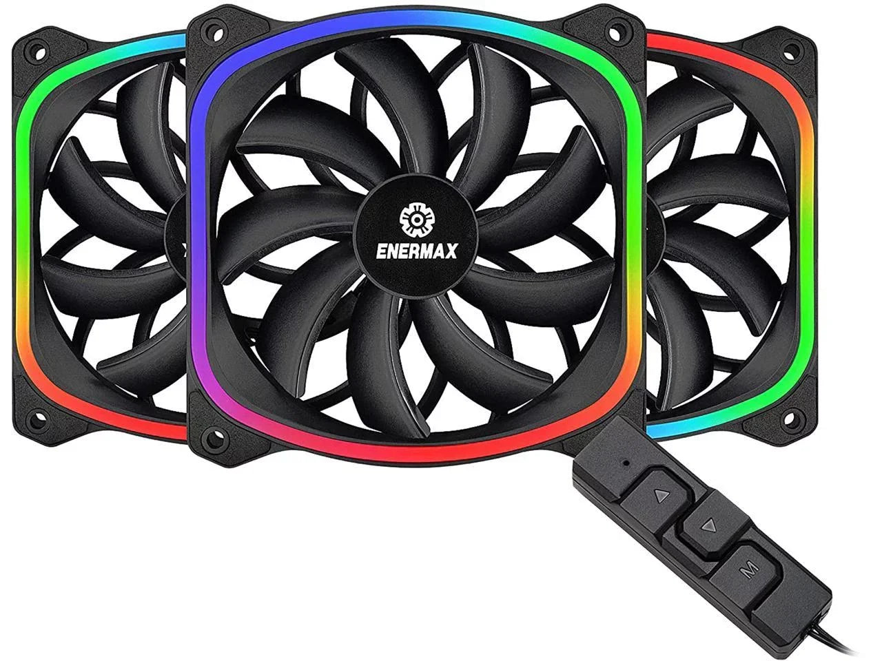 Enermax SquA RGB 120mm Case Fan 3pk